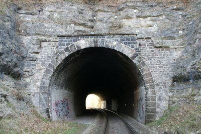 Západní portál Sedlejovického tunelu, foto Jan Juřena, 2020.