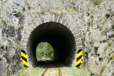 Dolnohamerský tunel II, jižní portál, foto Jan Juřena, 2020.