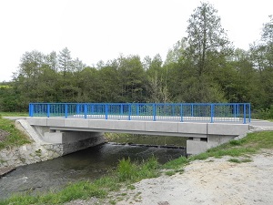 Současná podoba nového mostu ve Vyšehořovicích (foto Martin Hůrka, 2016).