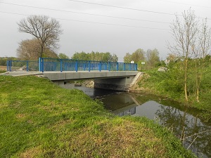 Současná podoba nového mostu ve Vyšehořovicích (foto Martin Hůrka, 2016).